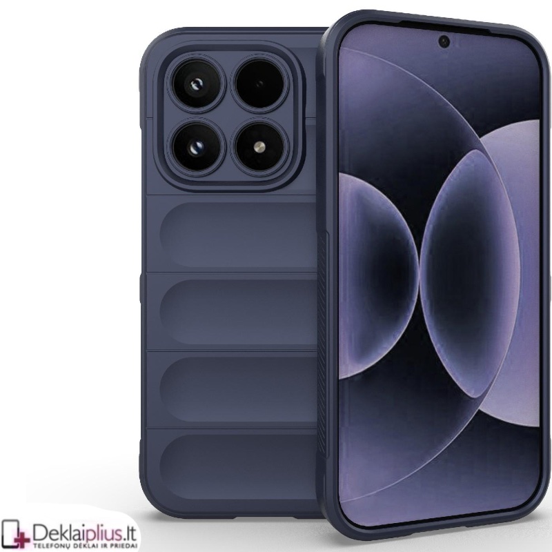 Magic Shield guminis dėklas - tamsiai mėlynas (Xiaomi 17) Magic Shield guminis dėklas - tamsiai mėlynas (Xiaomi 17)